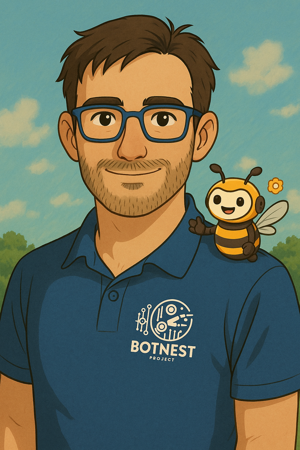 Retrato en estilo Studio Ghibli